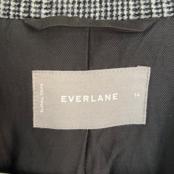 Everlane The Oversized Blazer - Glen Plaid Size 14 - Picture 6 of 8